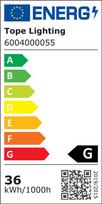 led apvalus sviestuvas - Tope Sopot 477200700678, plafonas, 18 W, LED - 5 nuotrauka