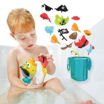 zaislai anciukai - Yookidoo Jet Duck Create A Pirate, 15 vnt. - 6 nuotrauka