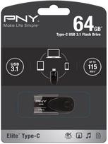 usb c atmintukas - PNY Elite Type - C 64GB - 5 nuotrauka