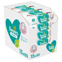 pampers dregnos serveteles - Drėgnos servetėlės Pampers Sensitive, 1200 vnt. - 2 nuotrauka