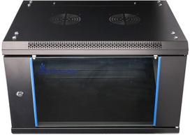Extralink 6U 600x450 Wall-Mounted Rackmount Cabinet Black