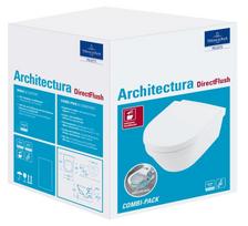 soft close - Villeroy & Boch Architectura 4694HR01, su dangčiu, 410 mm x 400 mm - 2 nuotrauka