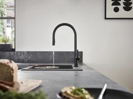 hansgrohe maisytuvas m54 -  Hansgrohe Talis M54 ComfortZone 210, juodas - 2 nuotrauka