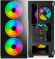pc argb - Savio Prime X1 ARGB Glass (Black) - 6 nuotrauka