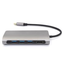 sd card usb c reader - RoGer Hub 8in1 RO-8IN1-SI - 2 nuotrauka