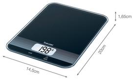 kitchen scale - Beurer KS 19 black - 2 nuotrauka
