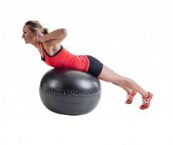 gimnastikos kamuolys 75 - Kamuolys Pure2Improve P2I200080, pilkas, 750 mm - 2 nuotrauka