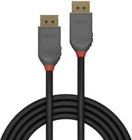 display port laidas - Lindy Anthra Line DisplayPort 1.4 Cable 2m Black - 1 nuotrauka
