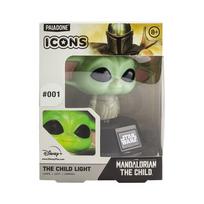 baby yoda - Dekoracija Paladone The Child Icon Light Ambiance, žalia - 3 nuotrauka