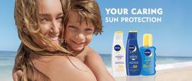 idegio sviestas - Apsauginis kūno pienelis nuo saulės Nivea Sun Protect & Moisture SPF30, 200 ml - 3 nuotrauka