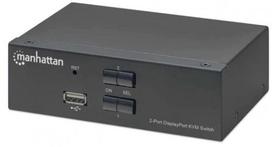 MANHATTAN KVM switch DisplayPort/USB 2x1 4K 60Hz