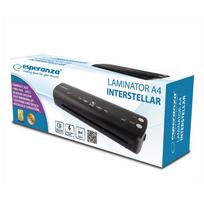 laminatorius - Esperanza A4 Hot  / cold laminator 250 mm/min Black - 2 nuotrauka