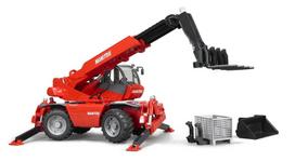 zaislinis krautuvas -  BRUDER Manitou Telescopic MRT 2150 (su aksesuarais), 2129 - 4 nuotrauka