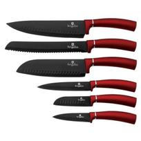 Berlingerhaus Metallic Line Burgundy Edition peilių rinkinys, 6 dalių