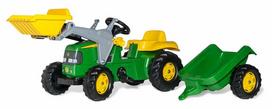 priekaba traktoriui mini - Automobilis su pedalais Rolly Toys John Deere 023110, geltonas/žalias - 4 nuotrauka