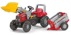 priekaba traktoriui mini - Žaislinis automobilis Rolly Toys Junior RT Tractor with Farm Trailer 811397 - 2 nuotrauka