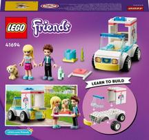 lego greitoji - LEGO Friends Gyvūnų klinikos greitosios pagalbos automobilis 41694 - 3 nuotrauka