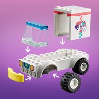 lego greitoji - LEGO Friends Gyvūnų klinikos greitosios pagalbos automobilis 41694 - 5 nuotrauka