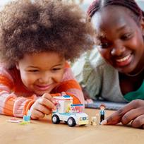 lego greitoji - LEGO Friends Gyvūnų klinikos greitosios pagalbos automobilis 41694 - 8 nuotrauka