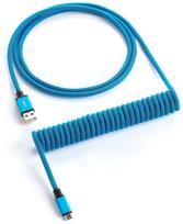 type c i usb a - Klaviatūros laidas Cablemod Classic Coiled Keyboard Cable USB-C / USB Typ-A, žydra - 1 nuotrauka