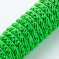coiled cable - Klaviatūros laidas Cablemod Classic Coiled Keyboard Cable USB-C / USB Typ-A, žalia - 2 nuotrauka