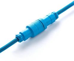 type c i usb a - Klaviatūros laidas Cablemod Pro Coiled Keyboard Cable USB-C / USB Typ-A 150cm, žydra - 4 nuotrauka