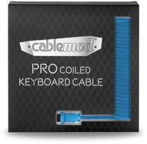 type c i usb a - Klaviatūros laidas Cablemod Pro Coiled Keyboard Cable USB-C / USB Typ-A 150cm, žydra - 5 nuotrauka