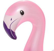 pripuciamas plaustas - Pripučiamas Flamingas Bestway 122x99x105 cm - 3 nuotrauka