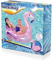 pripuciamas plaustas - Pripučiamas Flamingas Bestway 122x99x105 cm - 4 nuotrauka