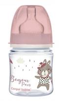 Kūdikių buteliukas Canpol Bonjour Paris, 0 mėn., 120 ml
