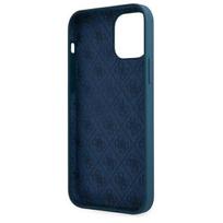 iphone 12 pro gold - Guess Silicone Vintage Gold Logo for iPhone 12 Pro Max, apple iphone 12 pro max, mėlyna - 7 nuotrauka