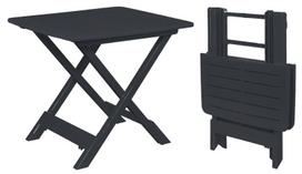 plastikinis stalas - Lauko stalas Progarden Tevere Anthracite, 79 x 72 x 70 cm - 2 nuotrauka