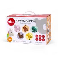 plastikiniai kamuoliukai - Šokinėjimo kamuolys Pulei Jumping Animals Dinosaur, 2 vnt. - 5 nuotrauka