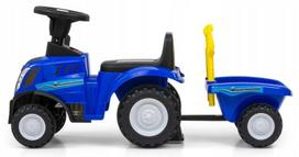 melynas traktorius - Traktorius Milly Mally New Holland T7, mėlynas - 4 nuotrauka
