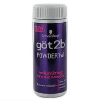 Schwarzkopf got2b Powder`ful  Volumizing Styling Powder apimties suteikianti plaukų pudra 10 g.