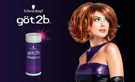 schwarzkopf got2b - Schwarzkopf got2b Powder`ful  Volumizing Styling Powder apimties suteikianti plaukų pudra 10 g. - 2 nuotrauka