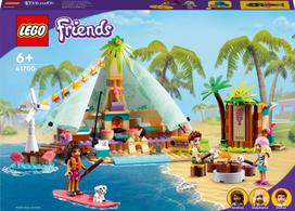 konstruktoriai lego mergaitems - LEGO FRIENDS Glampingas paplūdimyje 41700  - 1 nuotrauka