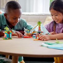 konstruktoriai lego mergaitems - LEGO FRIENDS Glampingas paplūdimyje 41700  - 5 nuotrauka