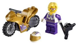 lego motociklas - LEGO City Kaskadininkų motociklas asmenukėms 60309 - 2 nuotrauka