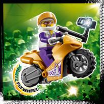 lego motociklas - LEGO City Kaskadininkų motociklas asmenukėms 60309 - 6 nuotrauka