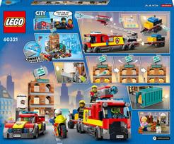 lego city gaisrine - LEGO City Fire Ugniagesių brigada 60321 - 3 nuotrauka