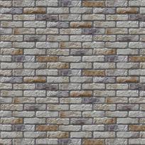 Dekoratyvinis akmuo Stone Master Retr Brick Tiles 245x64mm Grey
