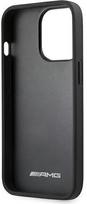 apple leather case 13 pro max - AMG "AMHCP13XDOLBK Leather Back Case iPhone 13 Pro Max" Black - 6 nuotrauka