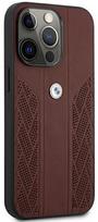 iphone 13 pro odinis deklas - BMW "BMHCP13LRSPPR Leather Back Case iPhone 13 / 13 Pro" Red - 5 nuotrauka