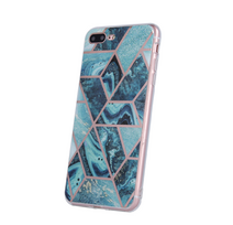 iphone 11 deklas - Fusion Accessories "Geometric Marble Case iPhone 11 Pro" Blue - 1 nuotrauka