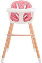 rozine kede - Maitinimo kėdutė KinderKraft Sienna Highchair, rožinė - 2 nuotrauka