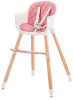 rozine kede - Maitinimo kėdutė KinderKraft Sienna Highchair, rožinė - 5 nuotrauka