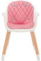 rozine kede - Maitinimo kėdutė KinderKraft Sienna Highchair, rožinė - 7 nuotrauka