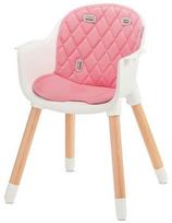 rozine kede - Maitinimo kėdutė KinderKraft Sienna Highchair, rožinė - 8 nuotrauka