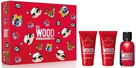 Dsquared2 Red Wood 50ml Edt 50 ml + Shower Gel 50 ml + Body Lotion 50 ml Moterims EDT